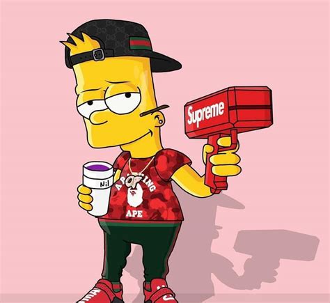 [100+] Bart Simpson Gangster Wallpapers | Wallpapers.com