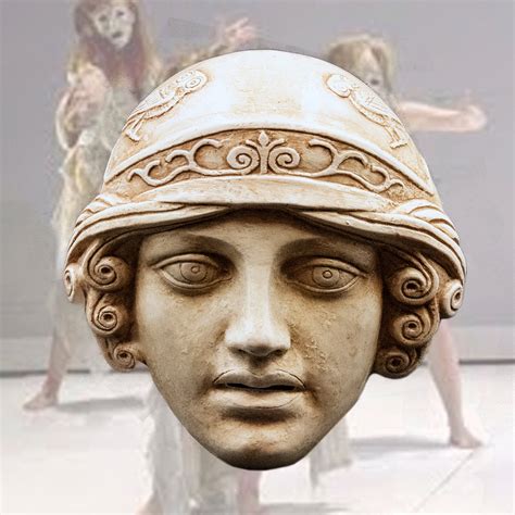Greek Goddess Athena Mask, Head of Athena with Helmet, Greek Mythology, Museum Quality Greek Art ...