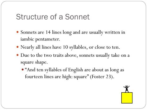 Sonnet Structure Template