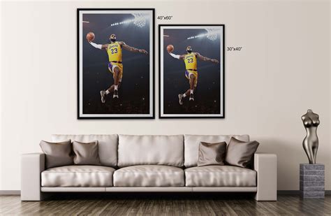 Lebron James The Signature Dunk Mark Poster Print Gift Idea | Etsy