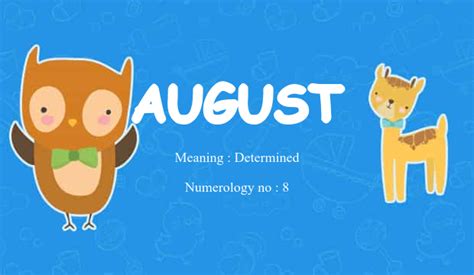 August Name Meaning