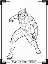 Free Printable Black Panther Coloring Pages sketch template