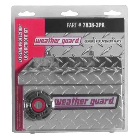 Weather Guard® 7838-2PK - Extreme Protection® Lock Retro Fit Kit Dual locks