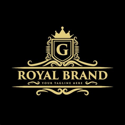 Premium Vector | Creative royal luxury vintage style monogram crown concept logo design template