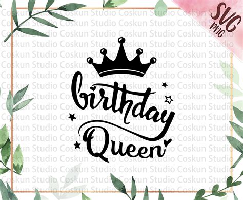 Birthday Queen Svg Birthday Svg Queen SVG Birthday Girl Svg - Etsy