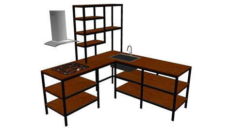 IKEA Kitchen Set 3d model