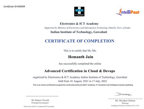 Advanced Certification in Cloud Computing & DevOps - EICT IIT Guwahati