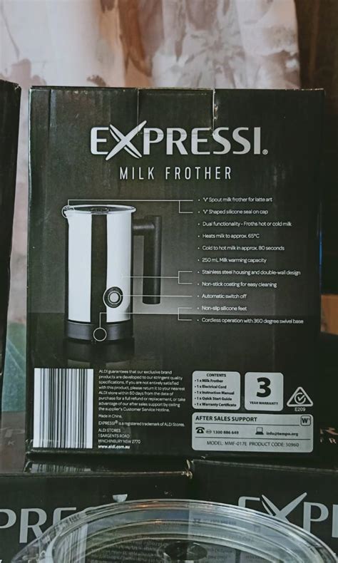 Aldi Expressi Milk Frother, TV & Home Appliances, Kitchen Appliances ...