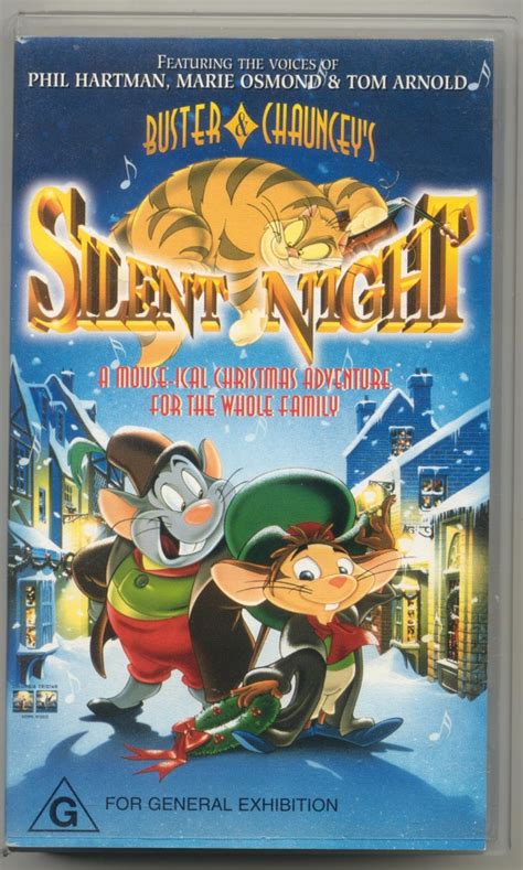 BUSTER & CHAUNCEY'S SILENT NIGHT VHS Video - Animated Christmas Adventure | eBay