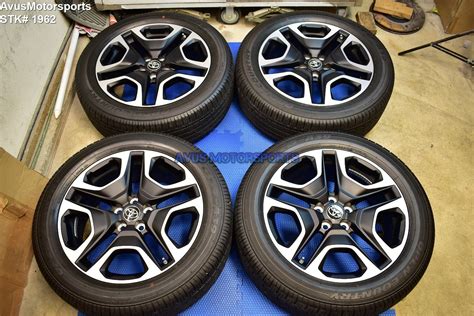 19" Toyota Rav4 Adventure OEM Factory Black Wheels & Tires 235/55r18 ...