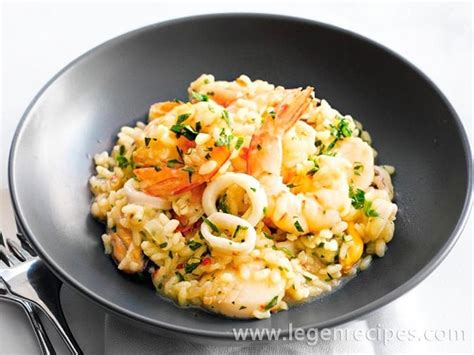 Seafood risotto - Legendary Recipes