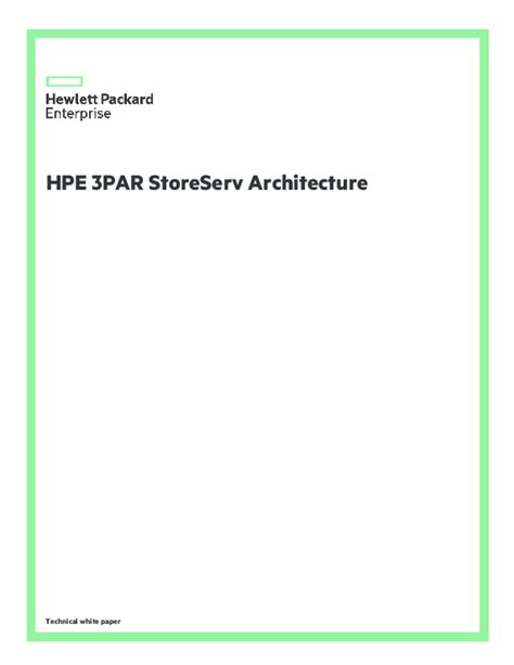 Hp 3par Storage Architecture | Dandk Organizer