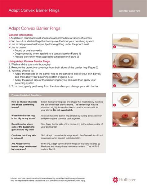 Adapt Convex Barrier Rings - Hollister Incorporated