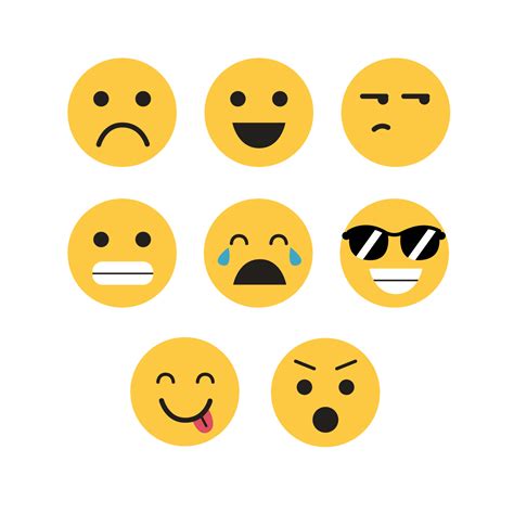 Emojis Vector Set 486023 Vector Art At Vecteezy - Riset