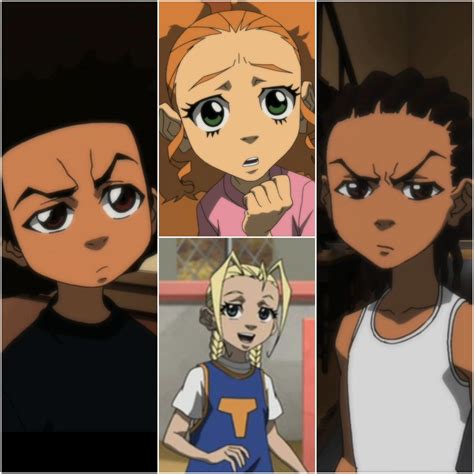 Huey, Jazmine, Cindy and Riley - The Boondocks photo (44043833) - fanpop