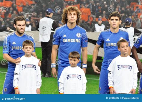 Chelsea Football Club And Nike Logo On A Wall At Stamford Bridge ...