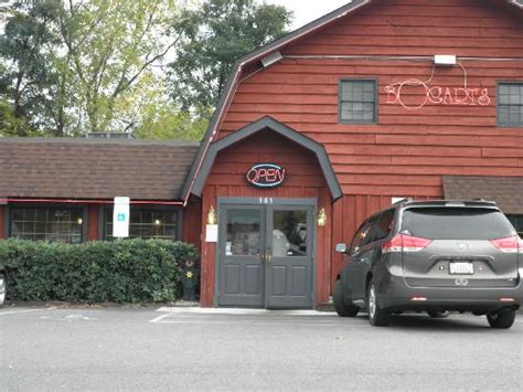 cool balcony with bears on beams! - Picture of Bogart's Restaurant & Tavern, Waynesville ...