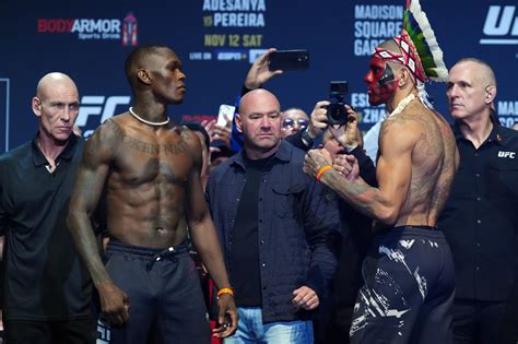 Alex Pereira vs. Israel Adesanya 2, Gilbert Burns vs. Jorge Masvidal ...