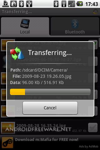 Bluetooth File Transfer Android App - Free APK by Medieval Software