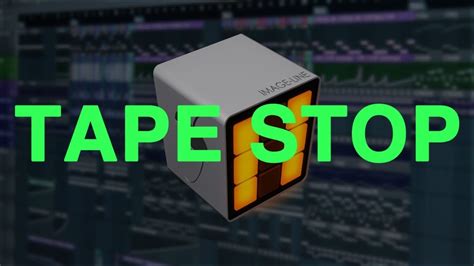 Cómo hacer un TAPE STOP en FL STUDIO con GROSS BEAT 💽 - YouTube