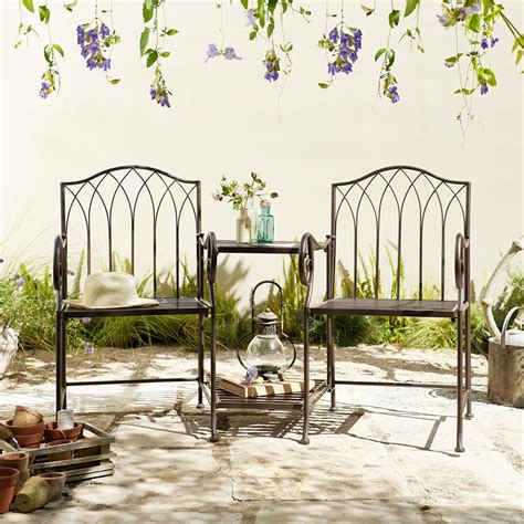 Wilko Country Metal Garden Duo Seat | Wilko