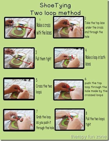 shoe tying methods | Pediatric/School Based OT/PT Blog Posts ...