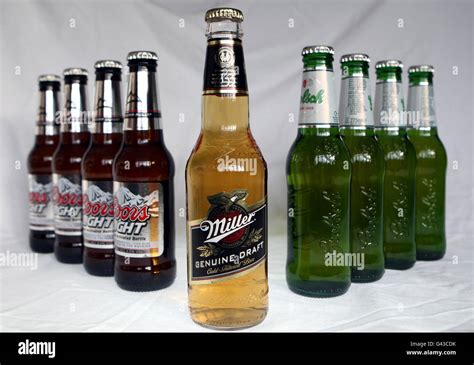 Stock photo of sabmiller beer miller and grolsch hi-res stock ...