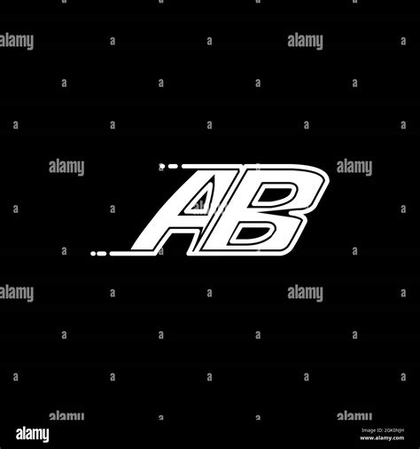 Ab logo design Black and White Stock Photos & Images - Alamy