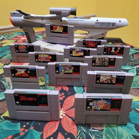 Just got the last piece of my Super Scope 6 collection! Hell yea. Achievement Unlocked. : r/snes