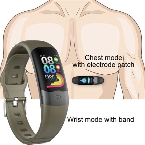 AUPALLA Activity Tracker With ECG Monitor Measure Pulse Oxygen ...