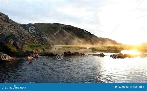 Landmannalaugar Hot Springs, Iceland, Highlands Editorial Stock Image ...