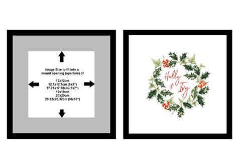 Christmas Holly and Ivy Wreath, Art Print, Botanical Wall Art, the ...