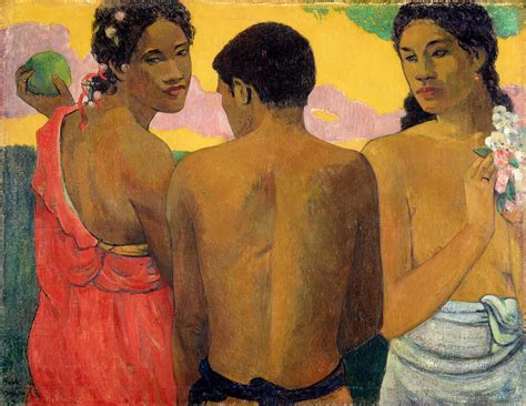 Three Tahitians Art Print by Paul Gauguin | King & McGaw