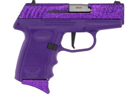 SCCY DVG1-GLITTER PISTOL 9MM 10RD ROYAL PURPLE SLIDE