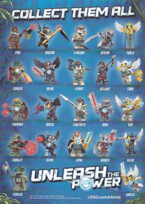 Lego chima, Lego, Mini figures