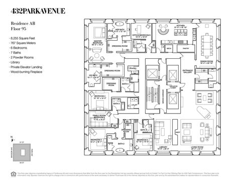 432 Park Avenue Floor Plan