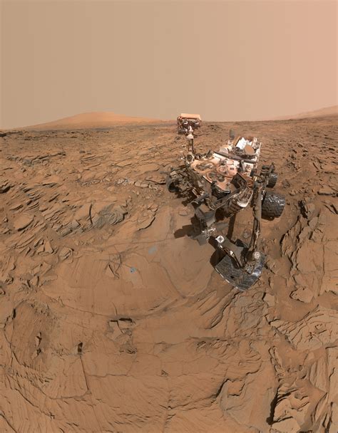 Curiosity Self-Portrait at 'Okoruso' Drill Hole, Mars, Facing Away – NASA Mars Exploration