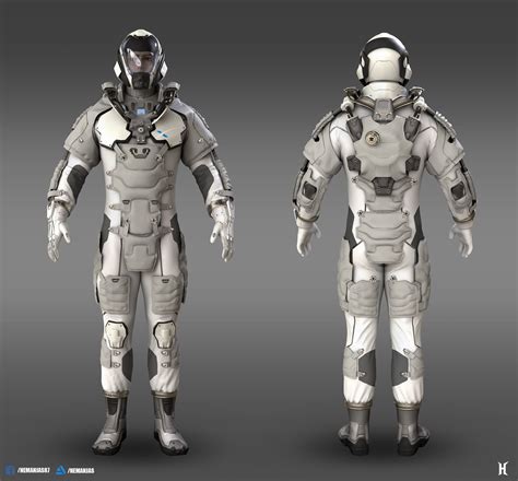 ArtStation - SPACEX Mars EVA suit, Nemanja Stankovic | Space suit, Cool suits, Futuristic armour