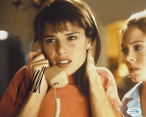 NEVE CAMPBELL SIGNED SCREAM 8X10 PHOTO ACOA 4 | Autographia