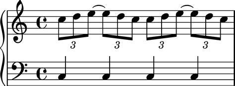 Triplet Music Example / How to Read Triplets: More on Rhythm: PianoTV.net : Music triplets are ...