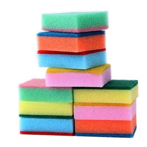 Household dish wash 10PCS Cleaning Sponges Universal Sponge Brush Set ...