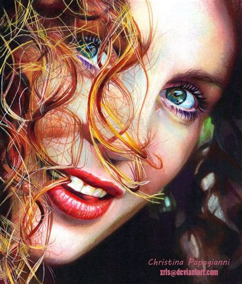 25 Hyper-Realistic Color Pencil Drawings by Christina Papagianni | Portrait drawing, Color ...