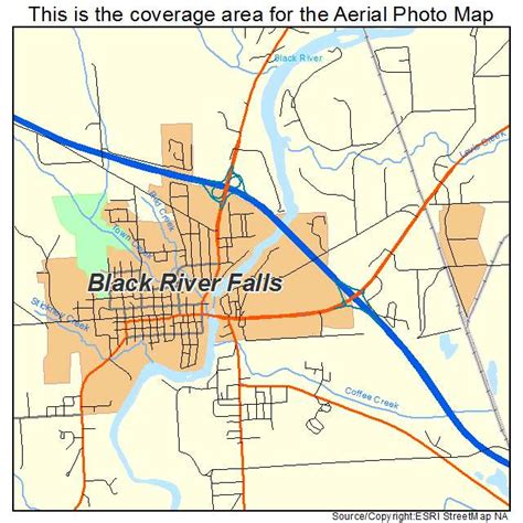 Black River Falls Wisconsin Map - Daveen Francisca
