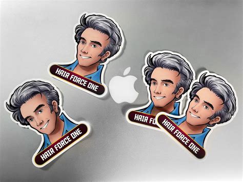 Craig Federighi Hair Force One Sticker - Etsy