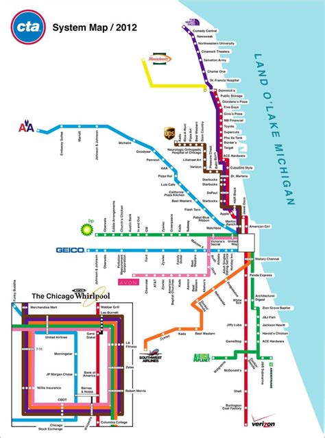 Chicago Transit Authority Map Pictures to Pin on Pinterest - PinsDaddy