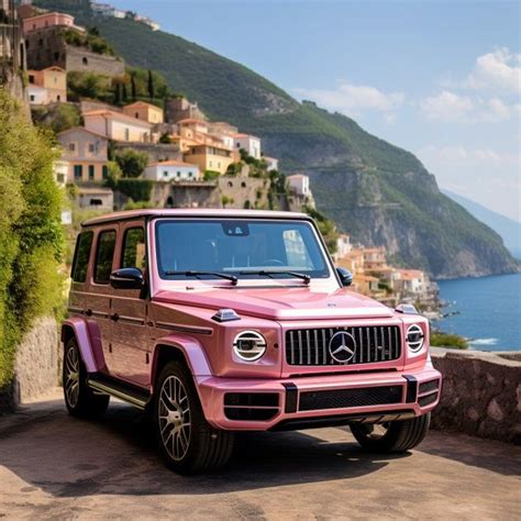 Light Pink Mercedes G Wagon AMG G63 Positano Coast Beautiful Digital Download Art - Etsy ...