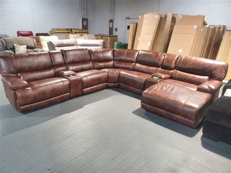 Leather Sectional Sofa With Chaise And Recliner | Cabinets Matttroy