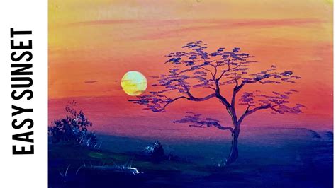 How To Paint A Sunrise With Acrylics Step By Step - joicefglopes