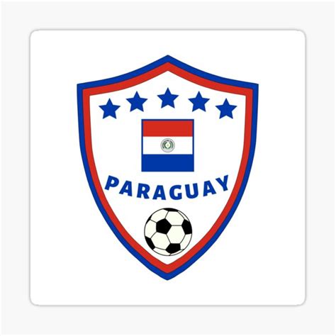 "Paraguay Football Team" Sticker for Sale by Footballunite | Redbubble