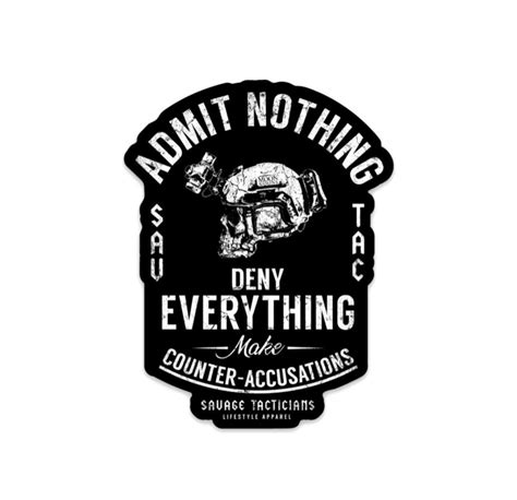 Spooks Mantra Sticker – Savage Tacticians